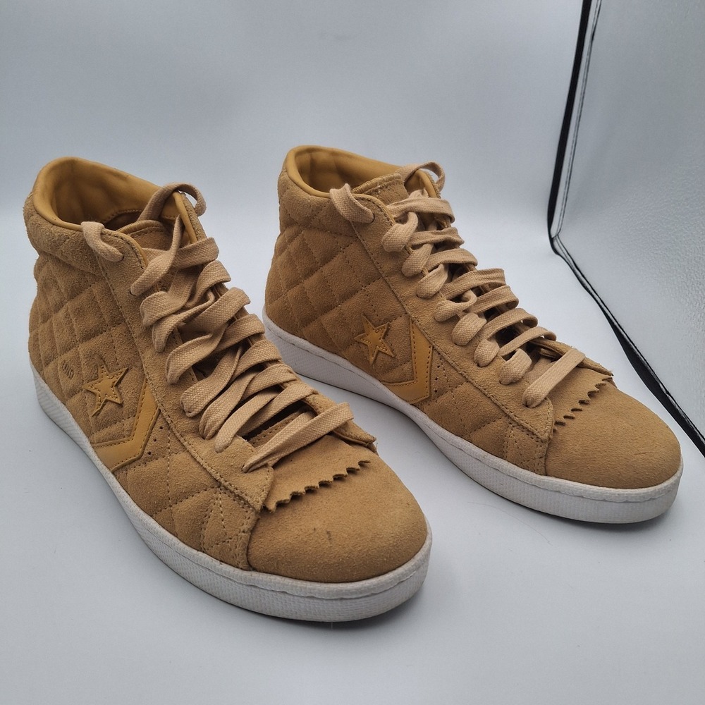 Converse Undefeated Pro Leather Sneaker Undftd Yellow Size 9.5 Gold